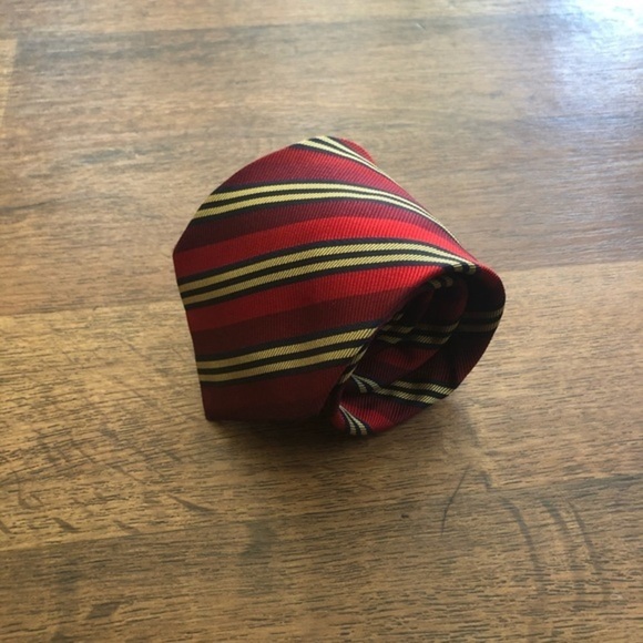 Burberry by Drakes Rare Handmade Striped Silk Tie - Picture 8 of 8